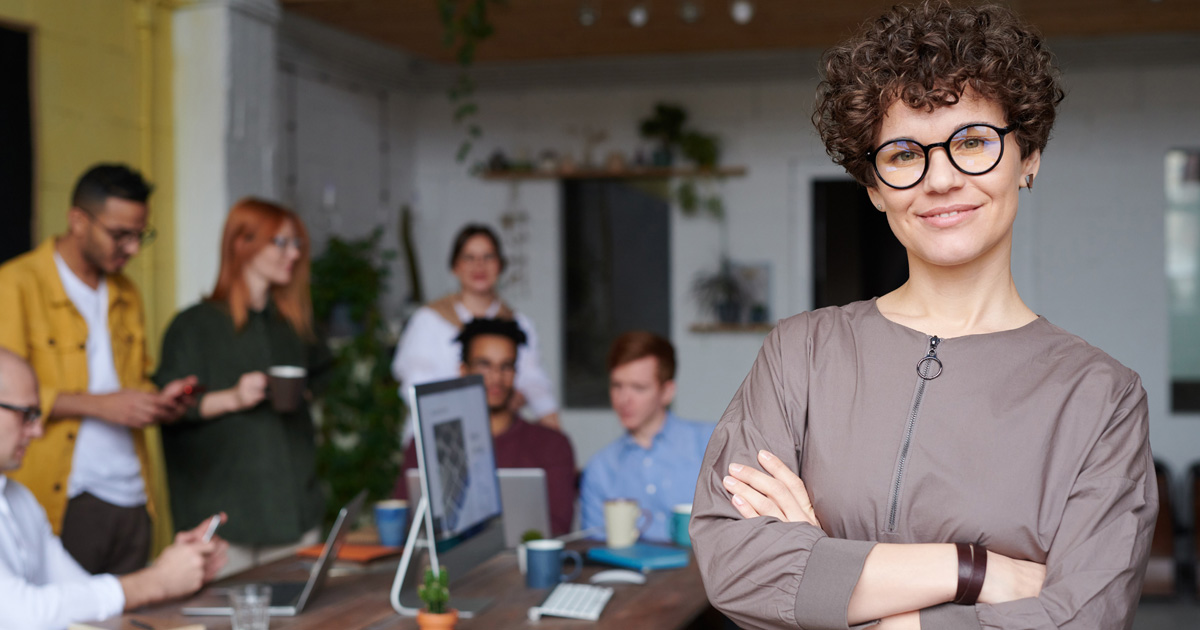 Photo of woman wearing eyeglasses